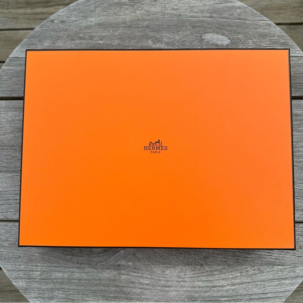 Hermès  authentic gift box 11” x 8 1/4” x 2”